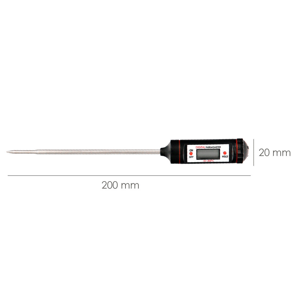 Digital kitchen thermometer with probe
