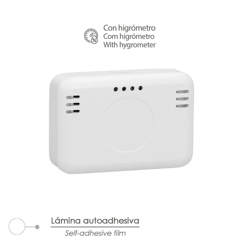 Termometro digital con indicador humedad