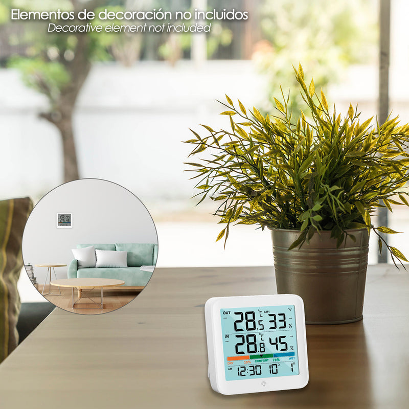 Estacion metereologica exterior / interior / humedad