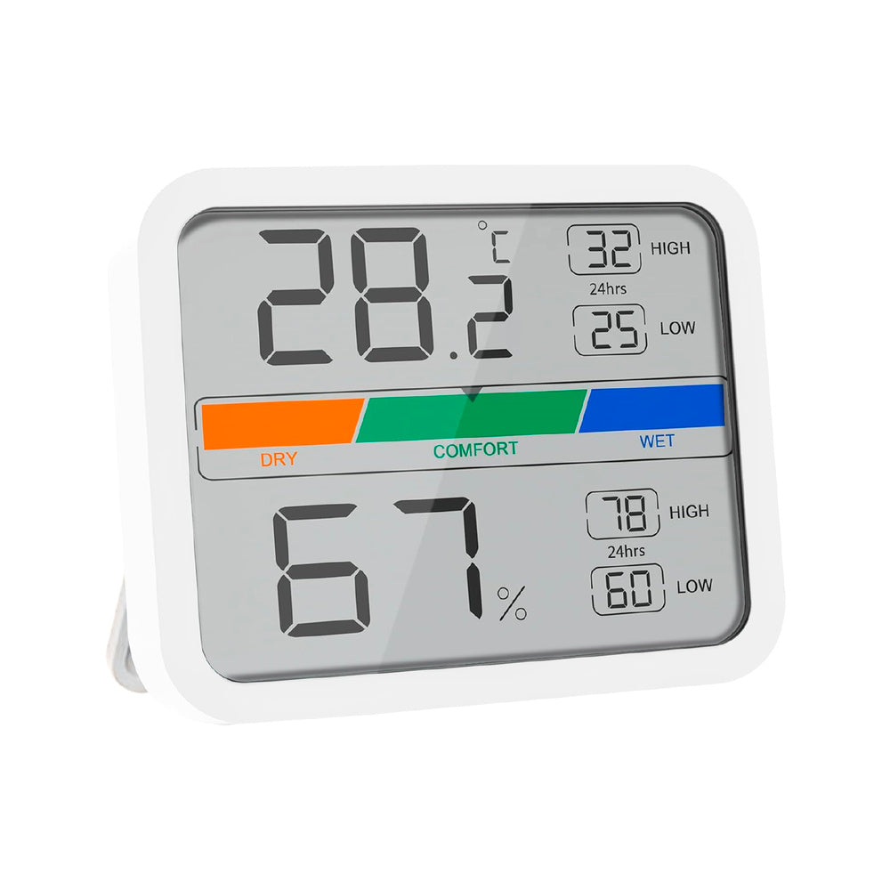Indoor/Outdoor Min/Max Digital Thermometer Hygrometer with Humidity Indicator