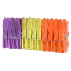 Plastic clothes pegs. (pack of 24 pieces)