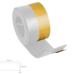 Vedante autoadesivo para soleira, PVC flexível, branco