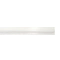 Burlete puerta pvc transparente con goma 1 metro