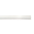 Burlete puerta pvc transparente con goma 1 metro