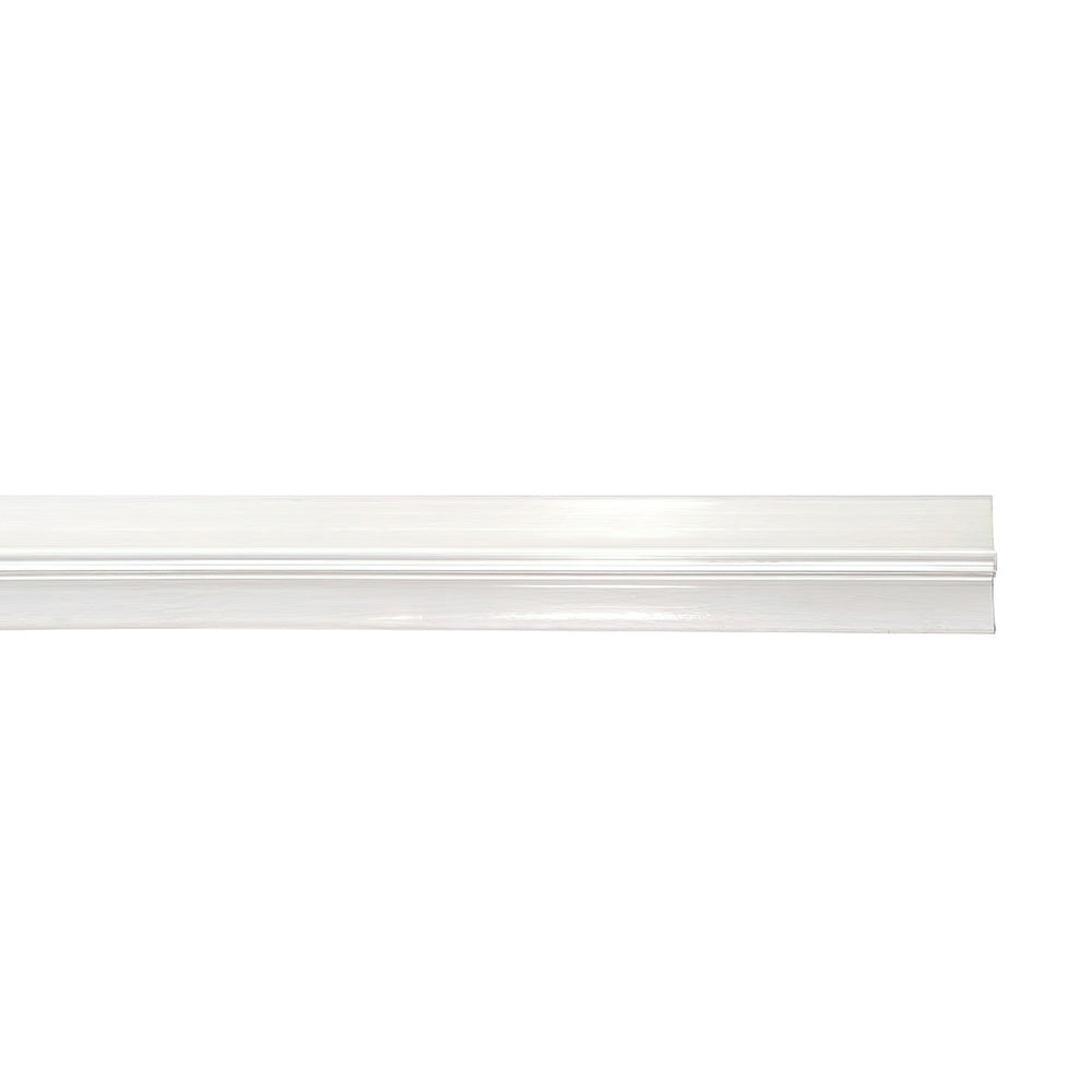 Burlete puerta pvc transparente con goma 1 metro