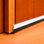 Burlete puerta metal  blanco con cepillo 1 metro