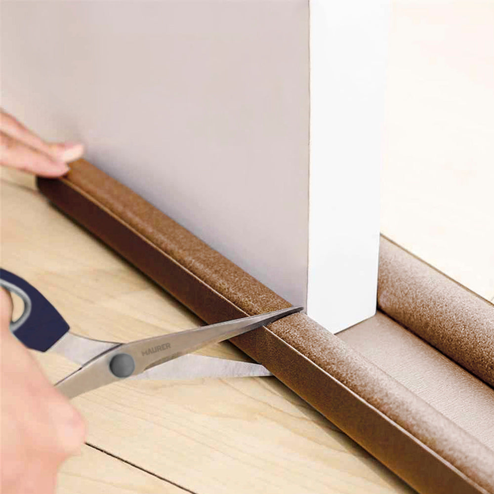 Brown foam door draft stopper 95 cm