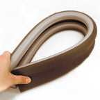 Brown foam door draft stopper 95 cm