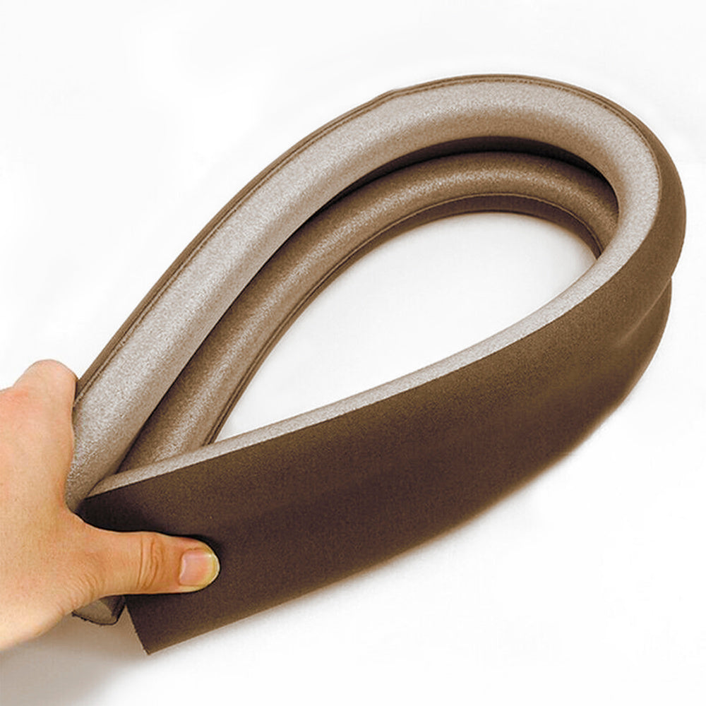 Brown foam door draft stopper 95 cm