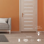 Brown foam door draft stopper 95 cm