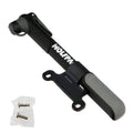 Bomba para bicicletas, inflador para bicicleta, bomba patinete. Válvulas schrader, dunlop y presta 8 bares, con soporte bici