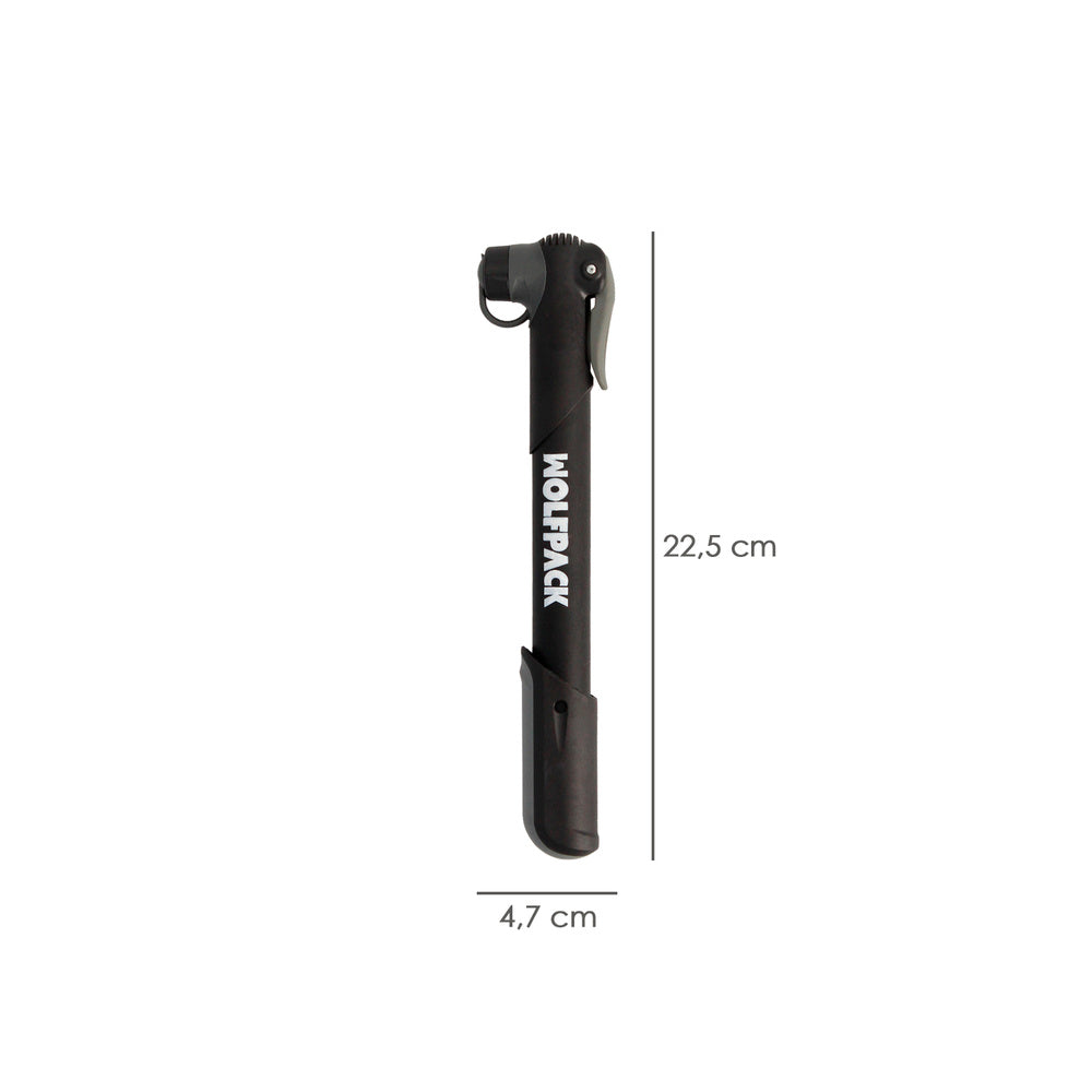 Bomba para bicicletas, insuflador para bicicleta, bomba trotinete. Válvulas schrader, dunlop e presta 8 bar, com suporte de bicicleta
