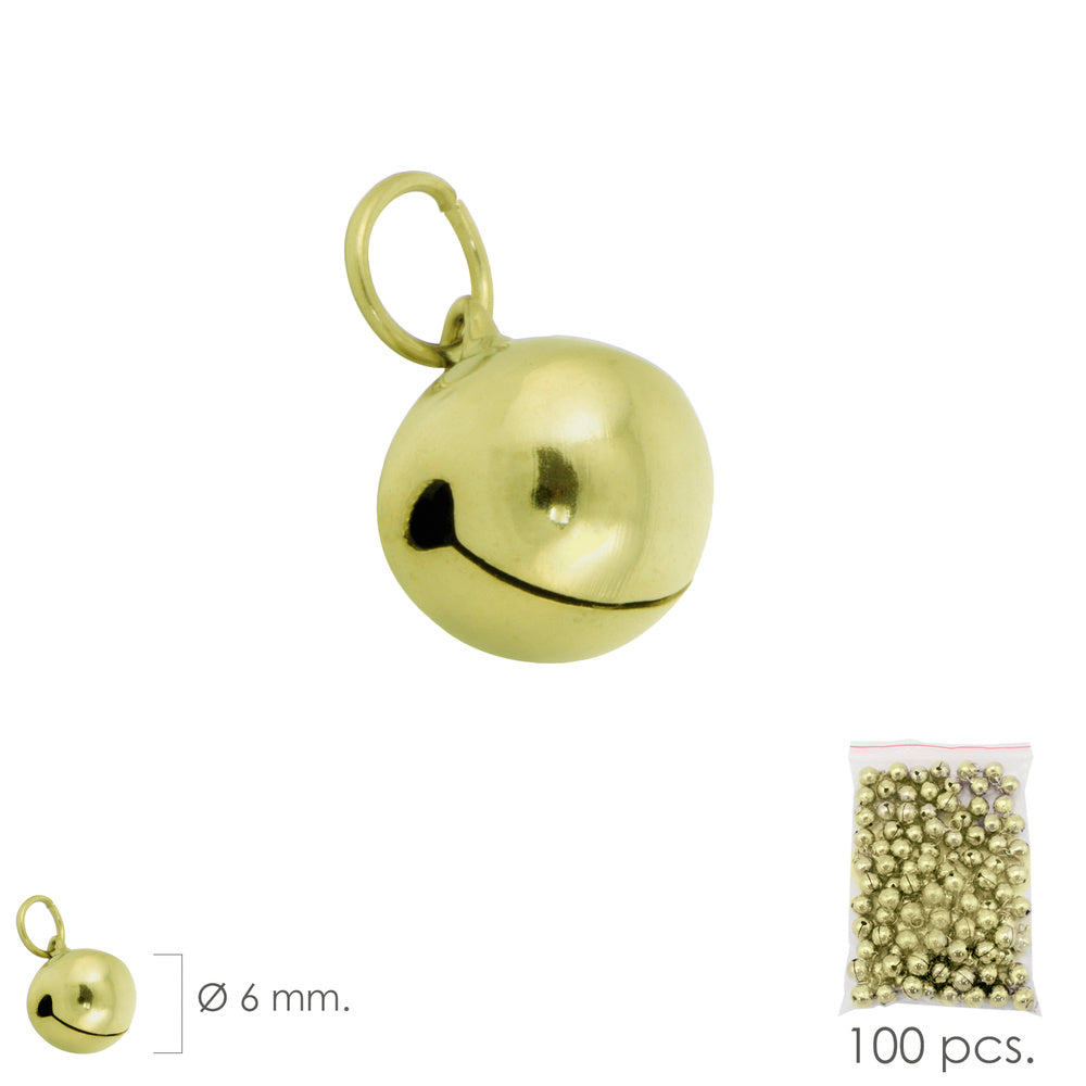 Cascavel dourado 6 mm (saco 100 unidades)