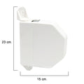 Recogedor persiana abatible blanco cinta 22 mm