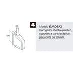 Euroax C-22 Enrolador de estore dobrável branco