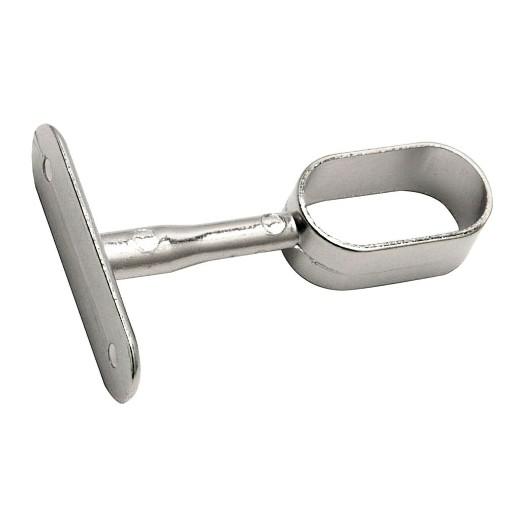 Suporte para barra oval central níquel