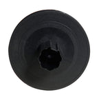 Disco persiana plástico. espiga metálica 136x40 mm cinta 14 mm
