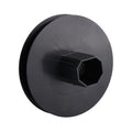 Disco persiana plástico. espiga metálica 120x40 mm fita 14 mm