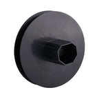 Disco persiana plástico. espiga metálica 120x40 mm fita 14 mm