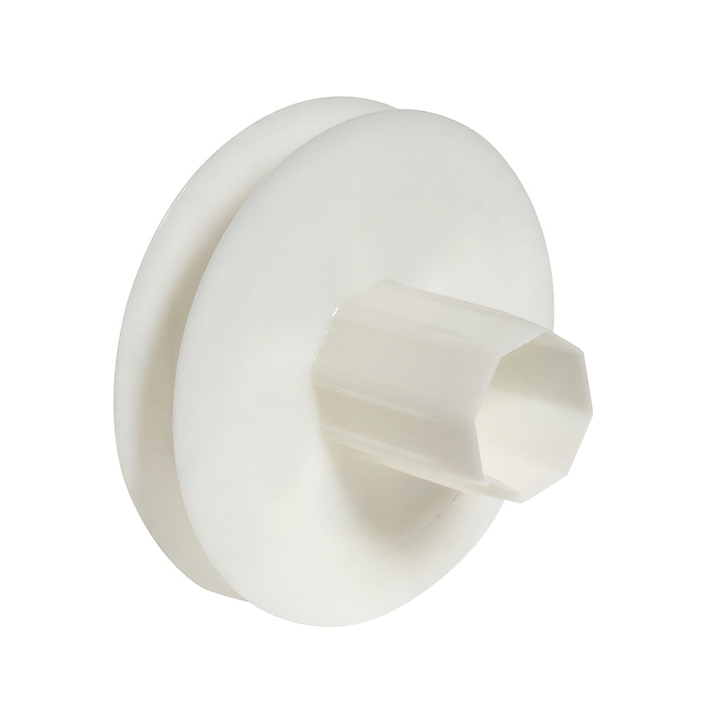 Disco de persiana plástico, compacto para rolamento 120x40 mm, fita 18 mm