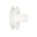 Disco plástico. compacto para persianas. Rodamieto 120x40 mm para cintas hasta 20 mm