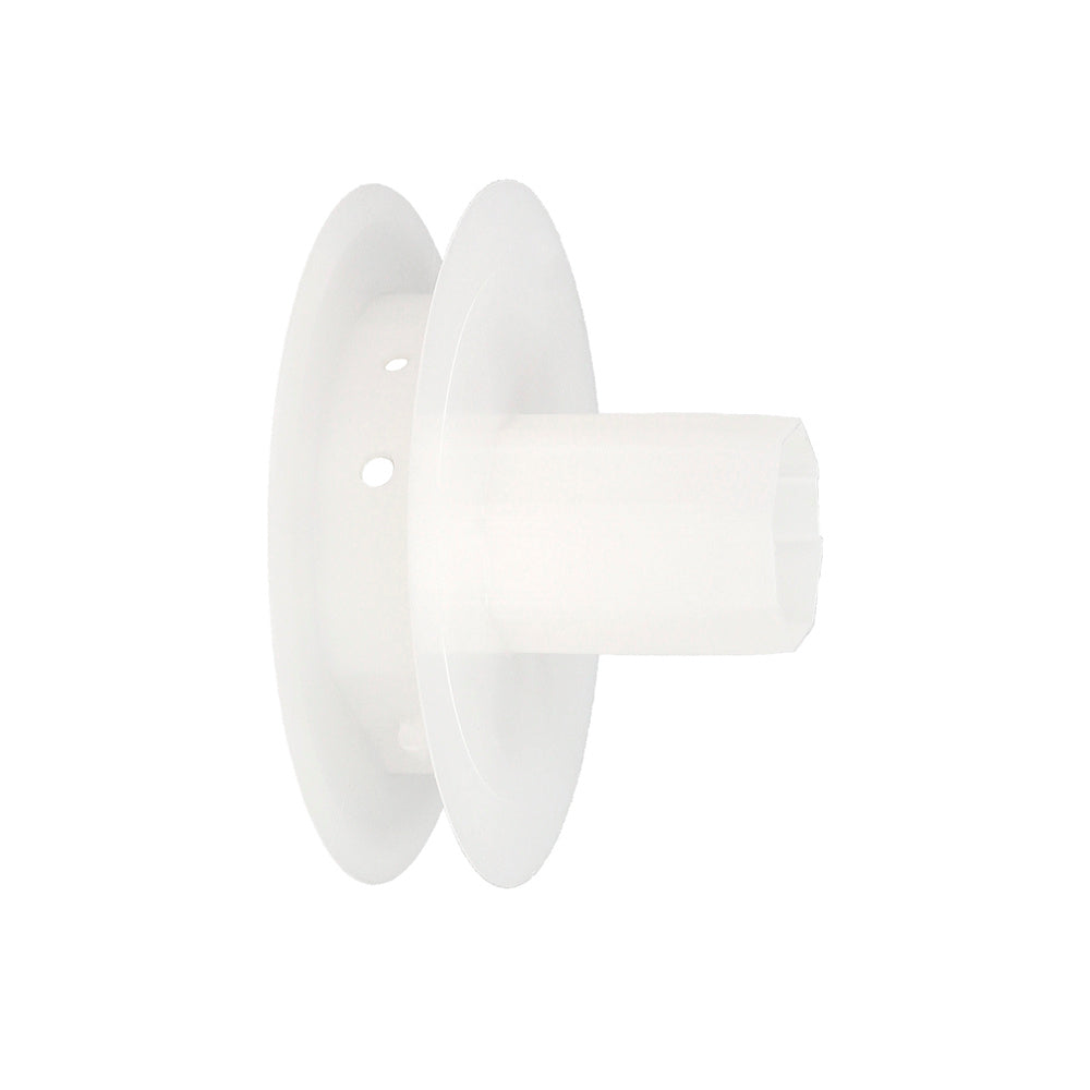 Disco plástico. compacto para persianas. Rodamieto 120x40 mm para cintas hasta 20 mm