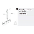 Tirante persiana autoanclaje standar 117