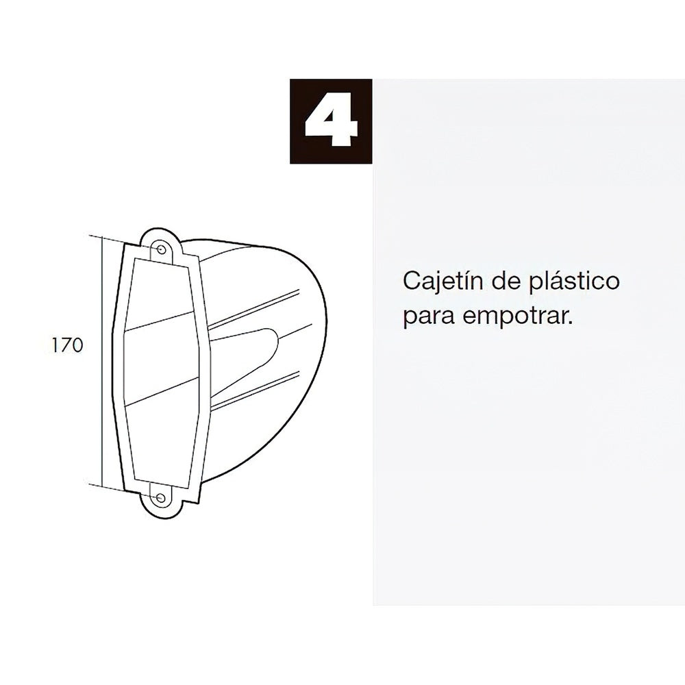 Caixa de estore para recolhedor normal