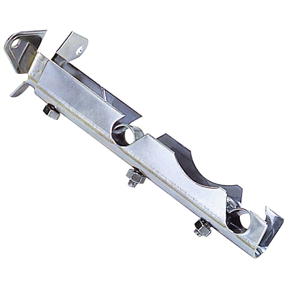 Support bar 12 mm ø chrome double front