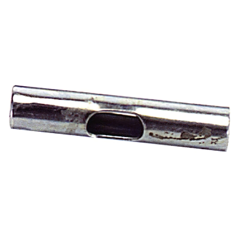 Empalme para tubo de 12 mm cromo