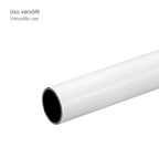 Varão armário latonado branco redondo ø 12mm (varão 3,0mt.)