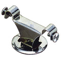Soporte barra 12 mm ø cromo techo doble