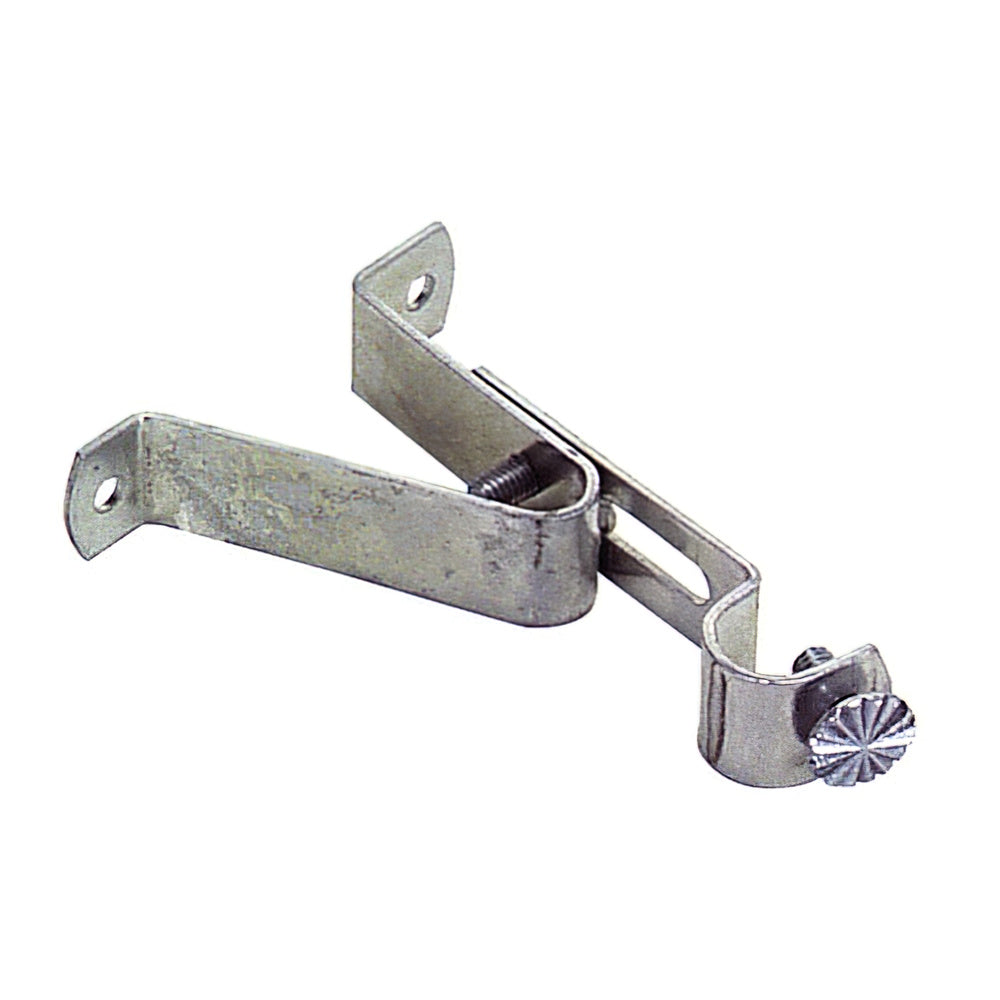 Soporte barra 12 mm ø cromo  frontal extensible