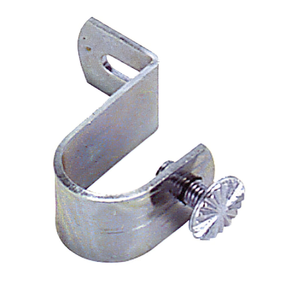 Soporte barra 16 mm ø cromo  techo