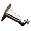 Soporte barra 12 mm ø cromo frontal redondo