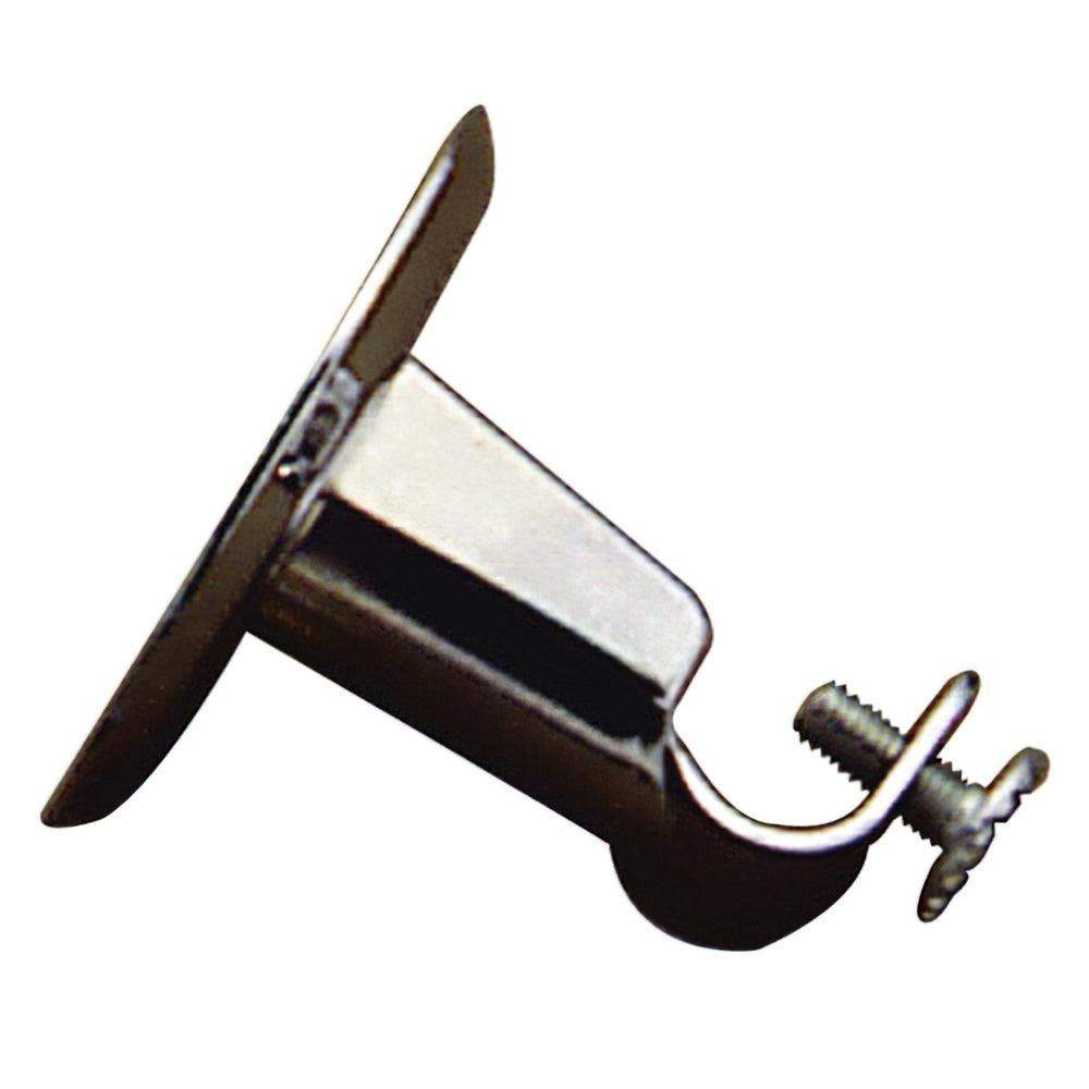 Soporte barra 12 mm ø cromo techo redondo