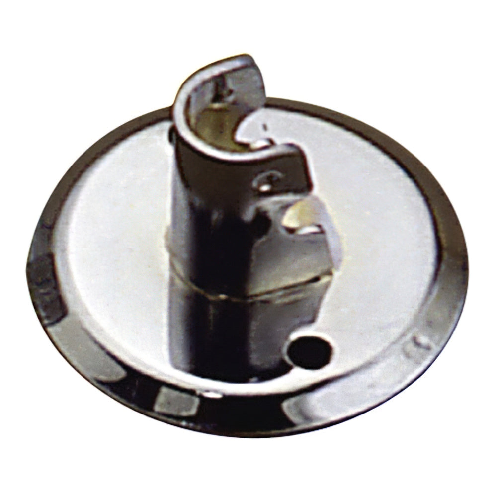 Soporte barra 12 mm ø cromo lateral redondo