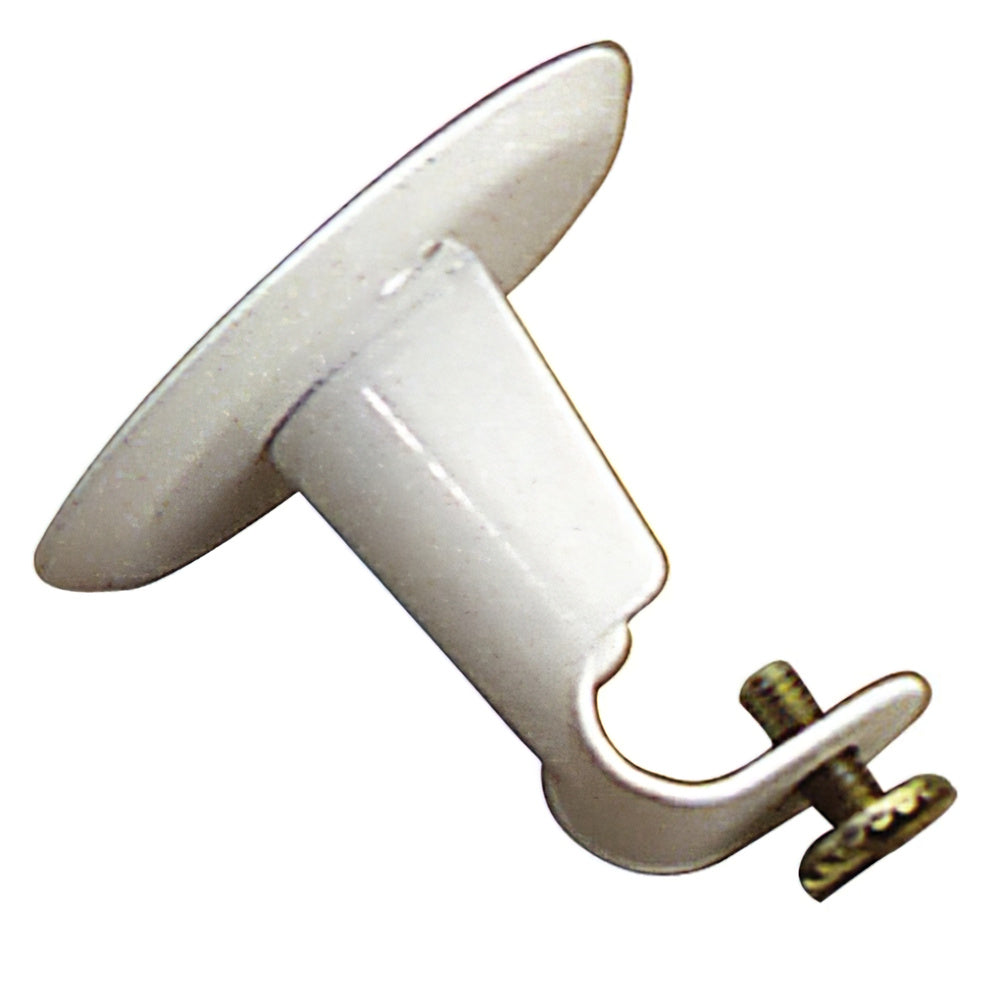 Soporte barra 12 mm ø blanco techo redondo