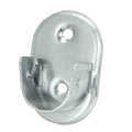 Soporte lateral oval zincado lateral ø 19 mm