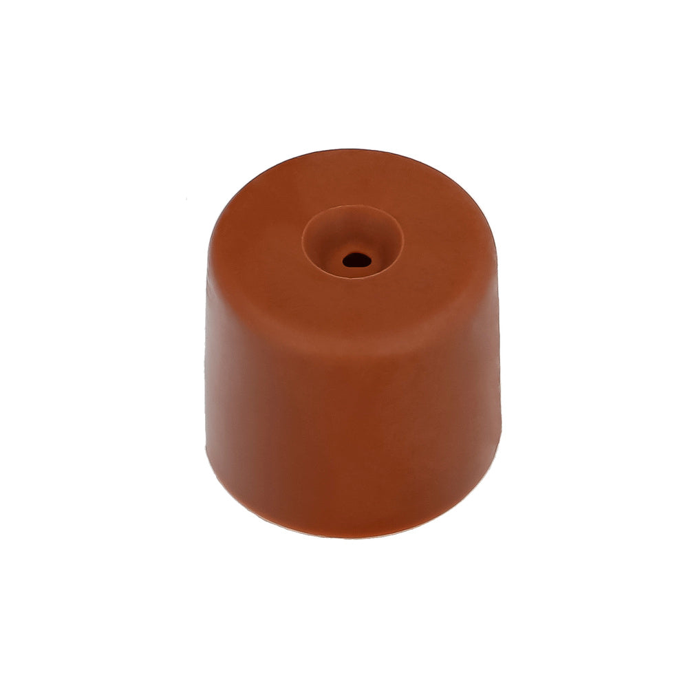 Door stop wolfpack screw-on brown