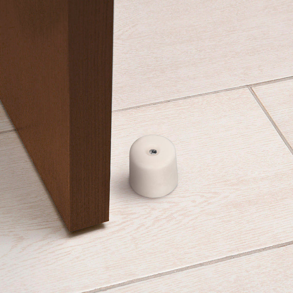 Door stop Wolfpack screw-on white