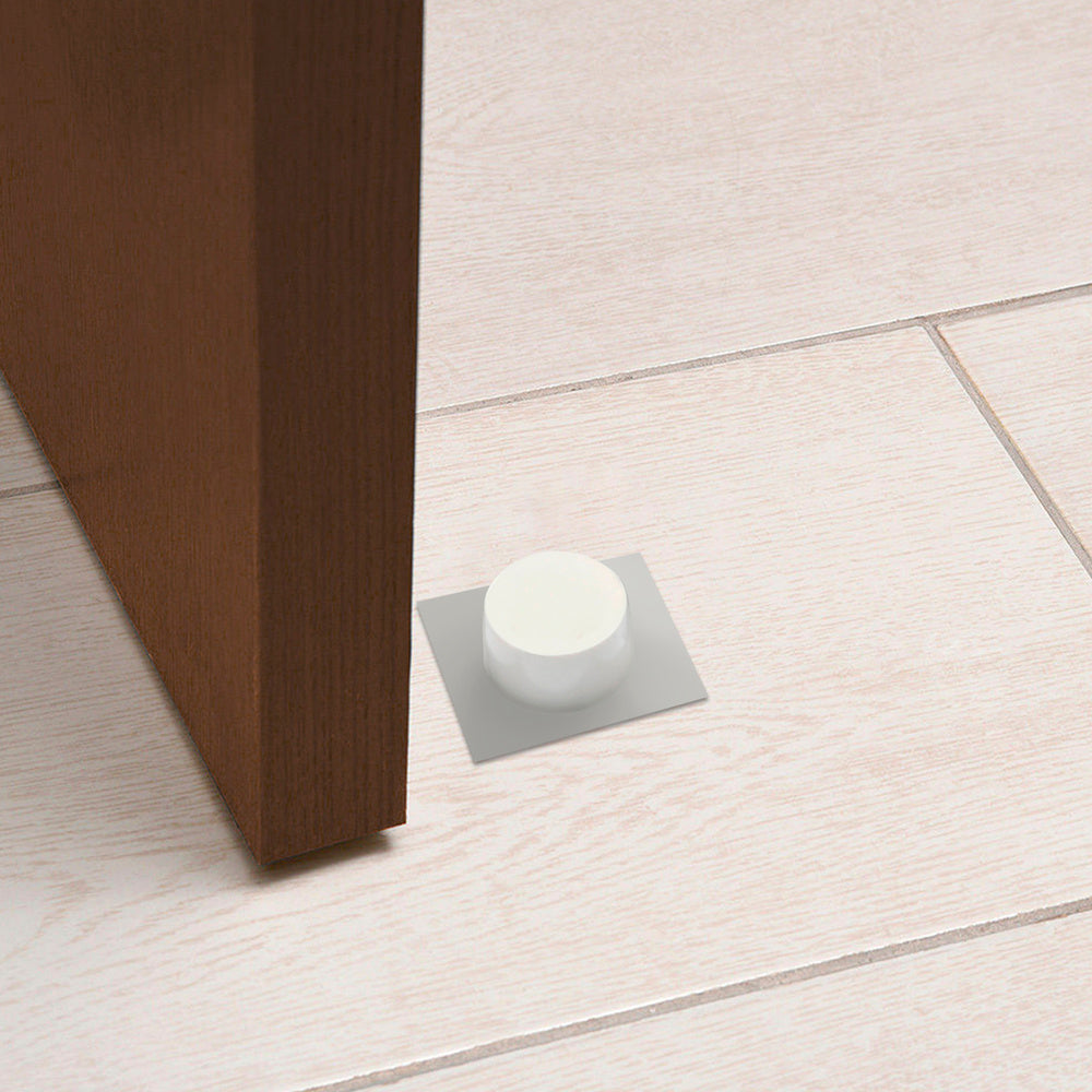 Wolfpack adhesive white door stop
