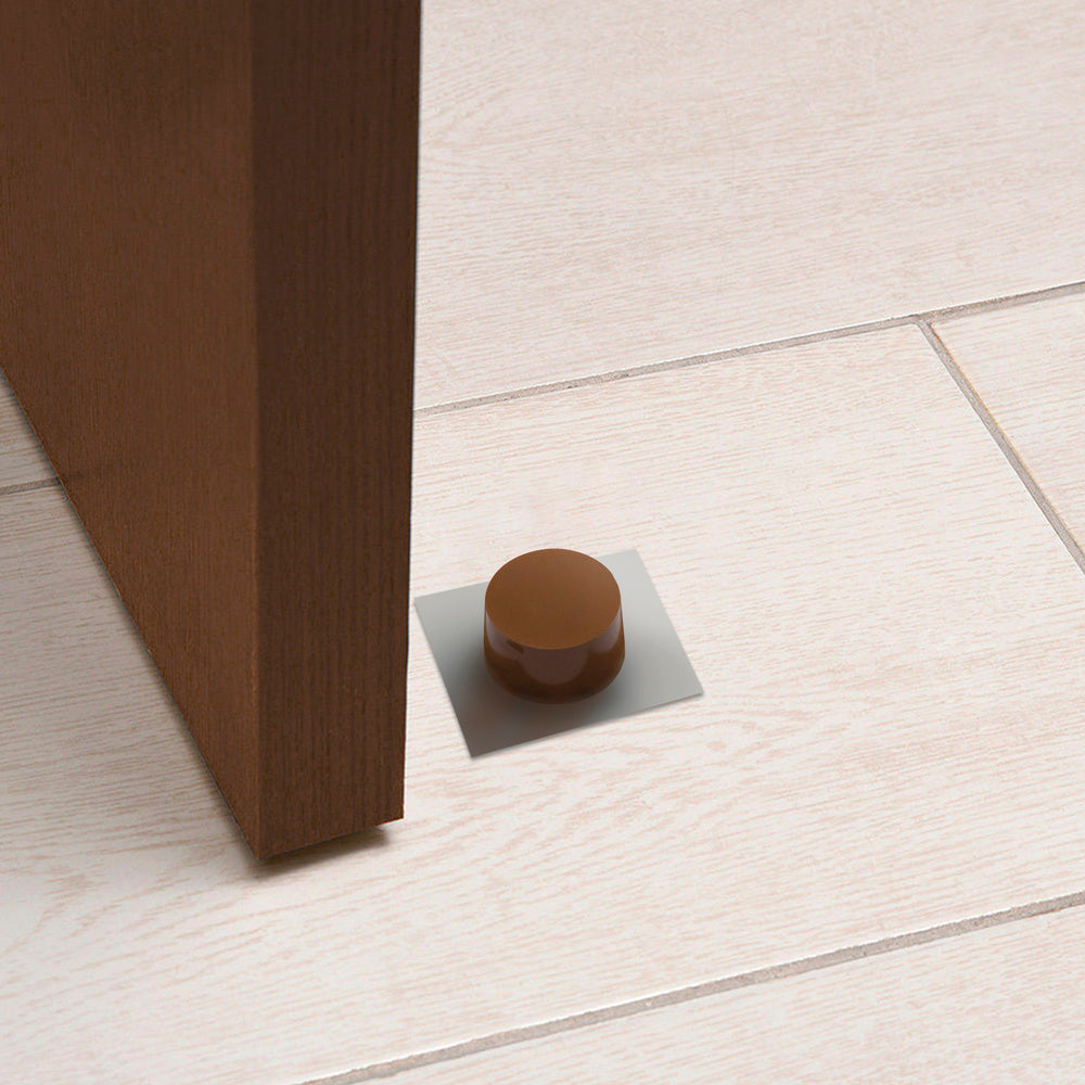 Wolfpack adhesive brown doorstop