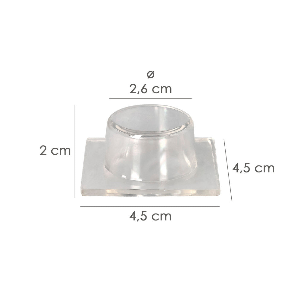 Wolfpack clear adhesive door stop