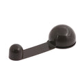 Batente de porta adesivo com suporte castanho