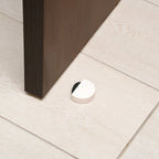 Silent adhesive door stop white