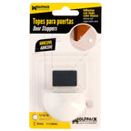 Adhesive door stop with white magnetic catch