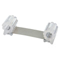 Batente de porta de borracha transparente de 13 cm