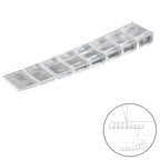 Cuñas calza muebles ajustable / recortable transparente (blíster 9 piezas)
