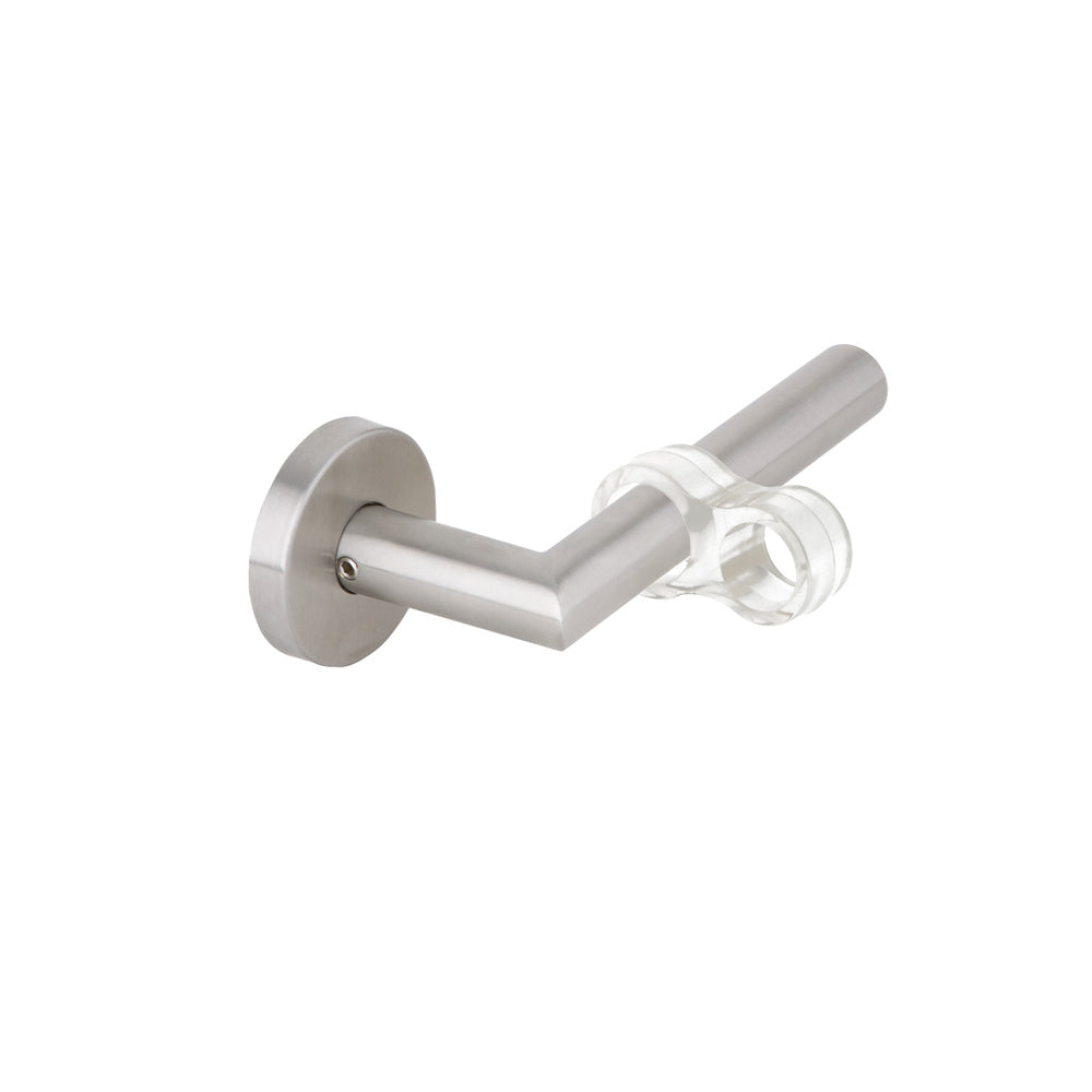 Transparent door stop for handle (blister 4 units)